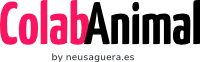 Logotipo de ColabAnimal: Red de colaboraciones para profesionales del sector animal por Neus Agüera.